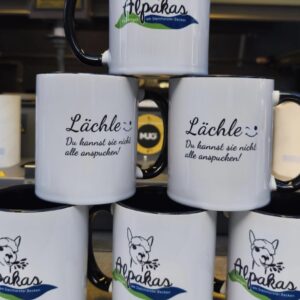 Tasse Lächle