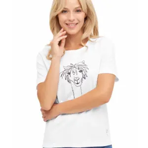 Damen T-Shirt RASSI mit Alpaka-Motiv aus 100% Bio-Pima-Baumwolle